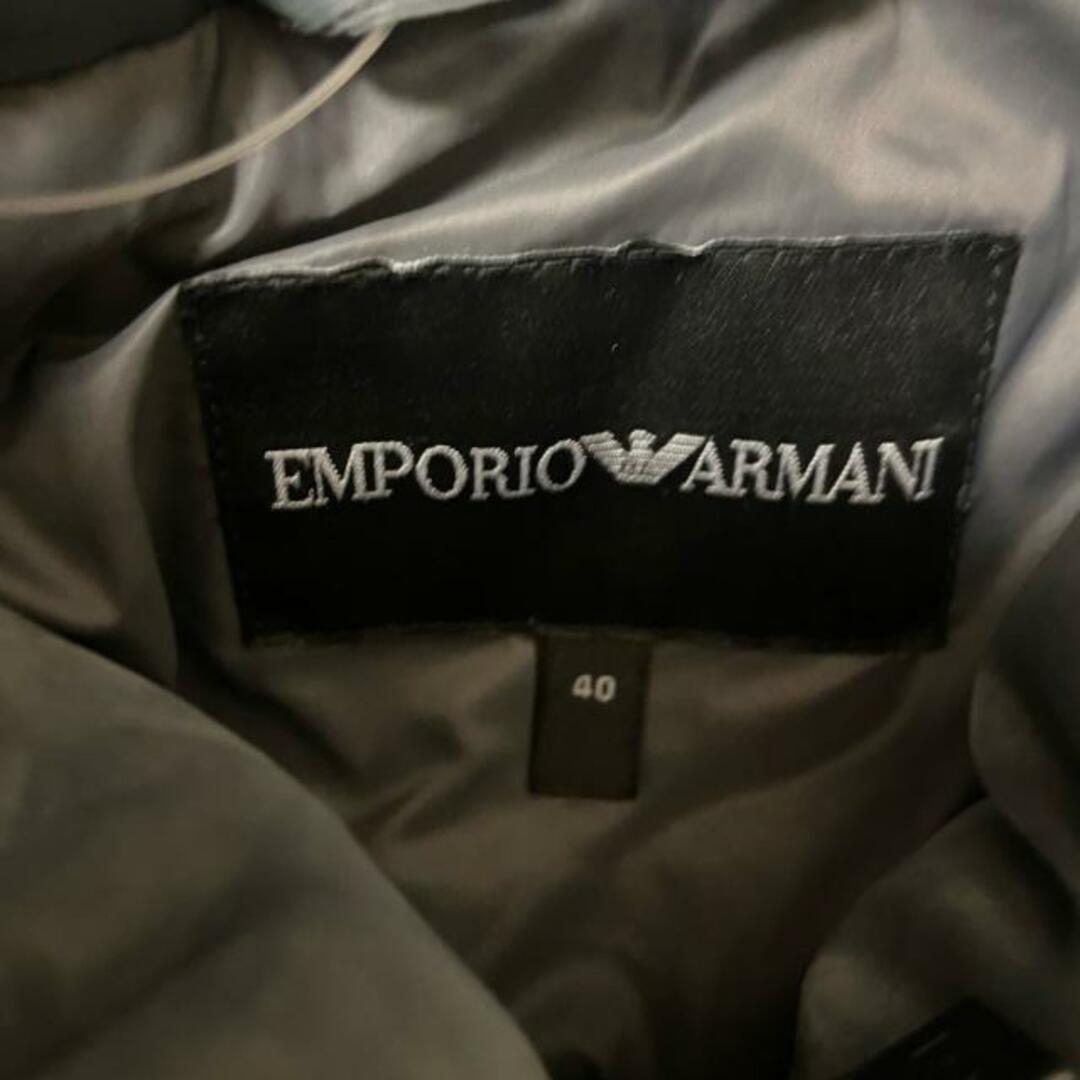 Emporio Armani(エンポリオアルマーニ)のEMPORIOARMANI(エンポリオアルマーニ) ダウンジャケット サイズ40 M レディース - グレー 長袖/冬 レディースのジャケット/アウター(ダウンジャケット)の商品写真