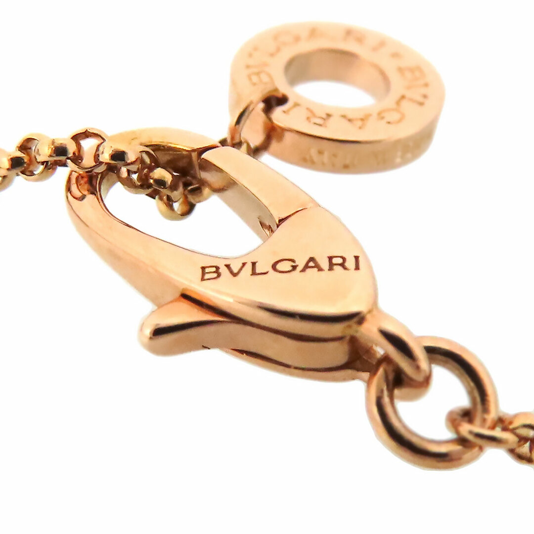 BVLGARI(ブルガリ)のブルガリ ブルガリブルガリ マザーオブパール ネックレス 350553 Au750 (K18PG) レディース BVLGARI [美品] 【中古】 【ジュエリー】 レディースのアクセサリー(ネックレス)の商品写真