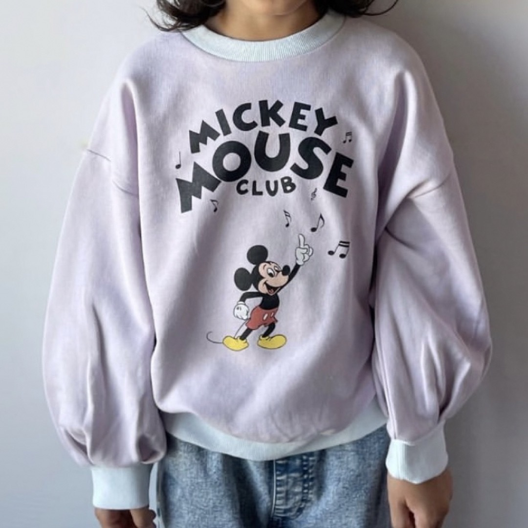 Disney(ディズニー)の新品★Disney Lics コラボ品 ミッキー スウェット トレーナー 120 キッズ/ベビー/マタニティのキッズ服女の子用(90cm~)(その他)の商品写真