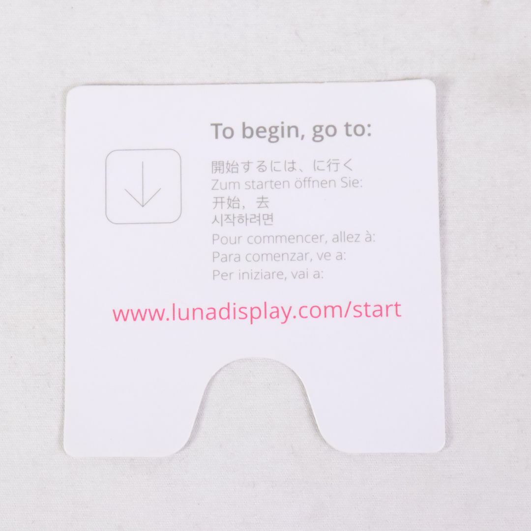 Luna Display minidisplayport　ルナ ディスプレイ　ピンク スマホ/家電/カメラのスマホアクセサリー(その他)の商品写真