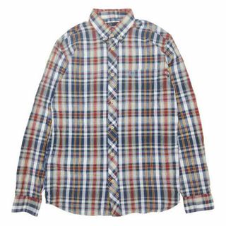 フレッドペリー(FRED PERRY)の美品 フレッドペリー チェック ボタンダウン シャツ 長袖 S(シャツ)