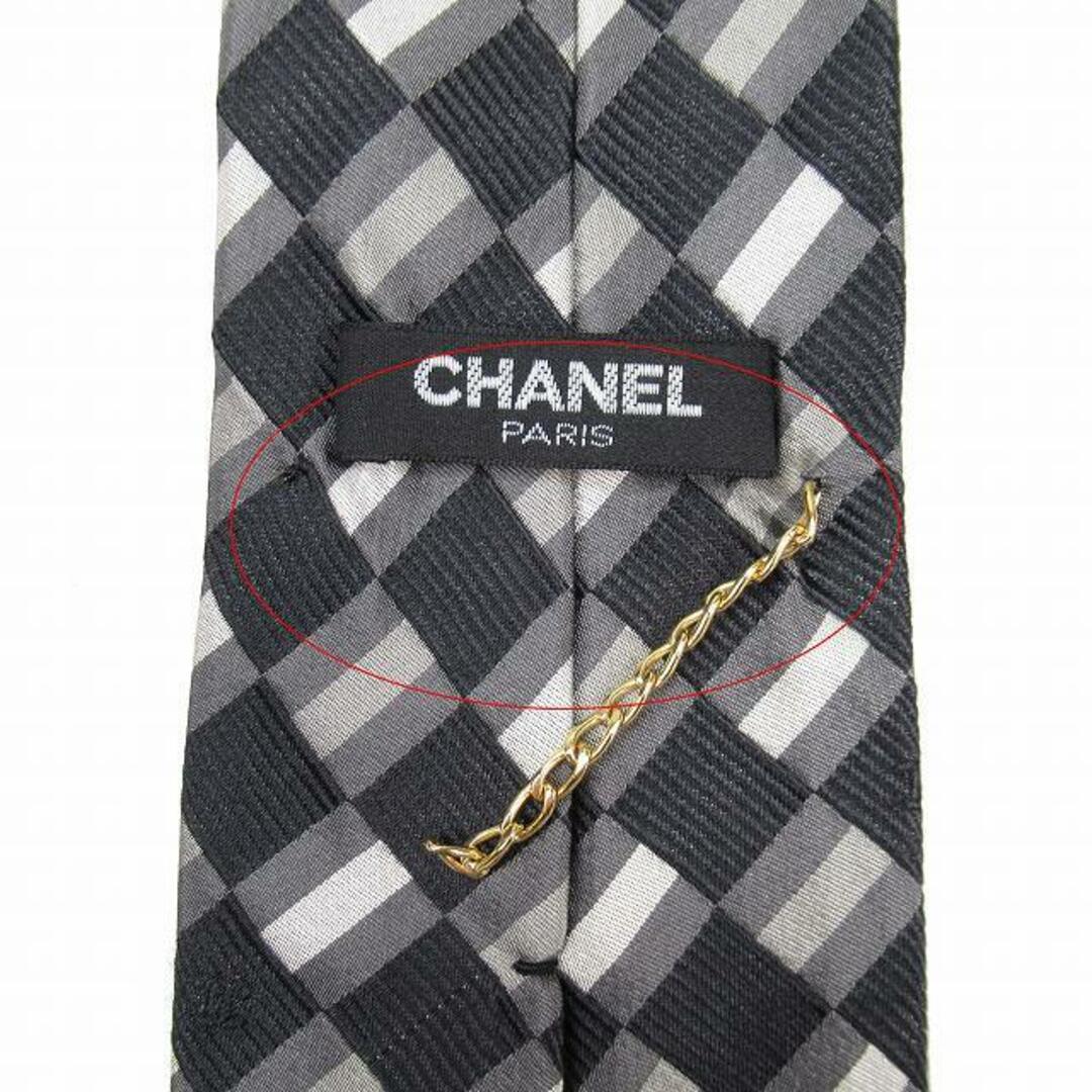 CHANEL(シャネル)のシャネル CHANEL ココマーク ジオメトリック柄 ネクタイ シルクジャガード メンズのファッション小物(ネクタイ)の商品写真