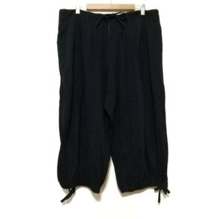 ヨウジヤマモト(Yohji Yamamoto)のyohjiyamamoto(ヨウジヤマモト) パンツ サイズ1 S メンズ - 黒 クロップド(半端丈)/+NOIR(その他)