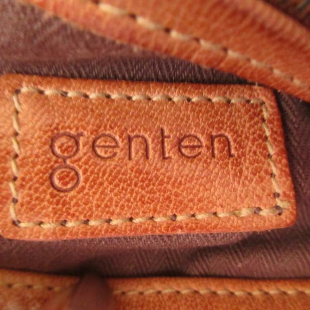 genten(ゲンテン)のgenten(ゲンテン) ハンドバッグ - ブラウン レザー レディースのバッグ(ハンドバッグ)の商品写真