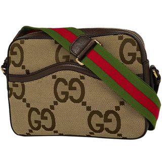 グッチ(Gucci)のグッチ ジャンボGG メッセンジャーバッグ レディース 【中古】(ショルダーバッグ)