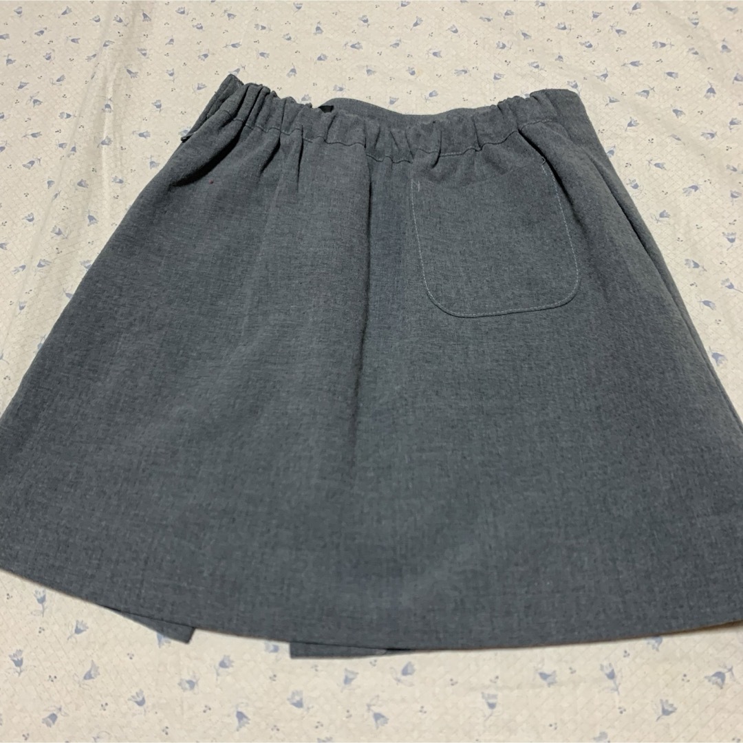 YUKI TORII INTERNATIONAL(ユキトリイインターナショナル)の美品　ブランド服　YUKU TORII キッズ 120㎝ ラップスカート キッズ/ベビー/マタニティのキッズ服女の子用(90cm~)(スカート)の商品写真