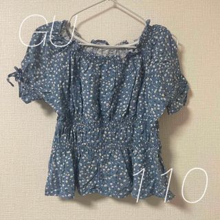 ジーユー(GU)のGU キッズ　トップス　110(Tシャツ/カットソー)