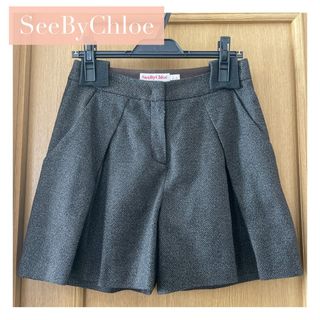 シーバイクロエ(SEE BY CHLOE)のショートパンツ キュロット ショーパン ミニ シーバイ 美品(ショートパンツ)