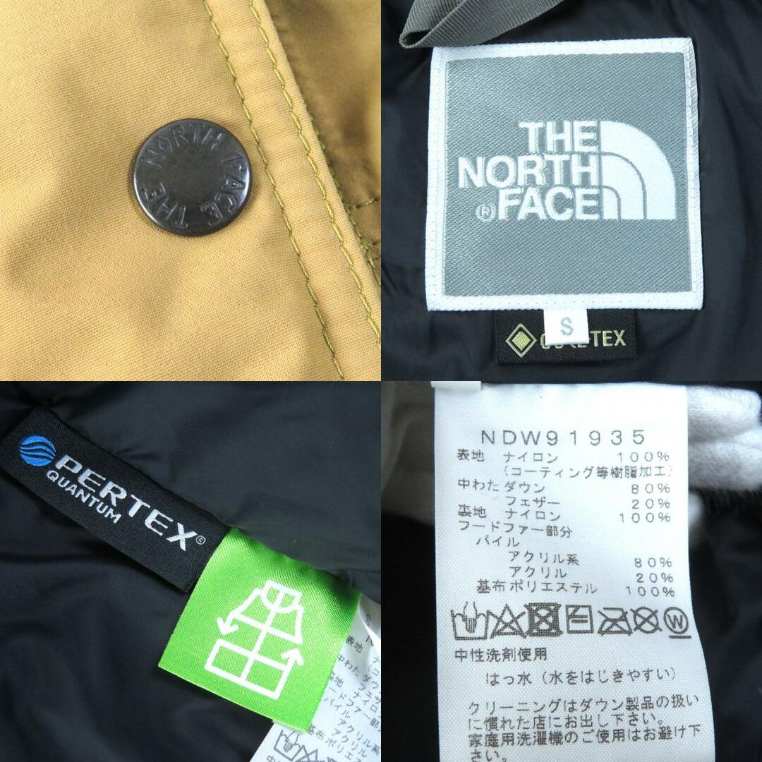 THE NORTH FACE(ザノースフェイス)の美品△THE NORTH FACE ザ・ノースフェイス NDW91935 Mountain Down Coat マウンテン ダウンコート ユーティリティブラウン S 正規品 レディース レディースのジャケット/アウター(ダウンコート)の商品写真