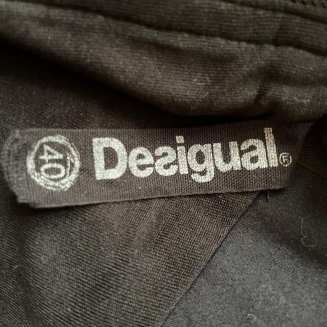 DESIGUAL(デシグアル)のDesigual(デシグアル) ワンピース サイズ40 XL レディース - 黒×ピンク クルーネック/ノースリーブ/ひざ丈/ハート レディースのワンピース(その他)の商品写真