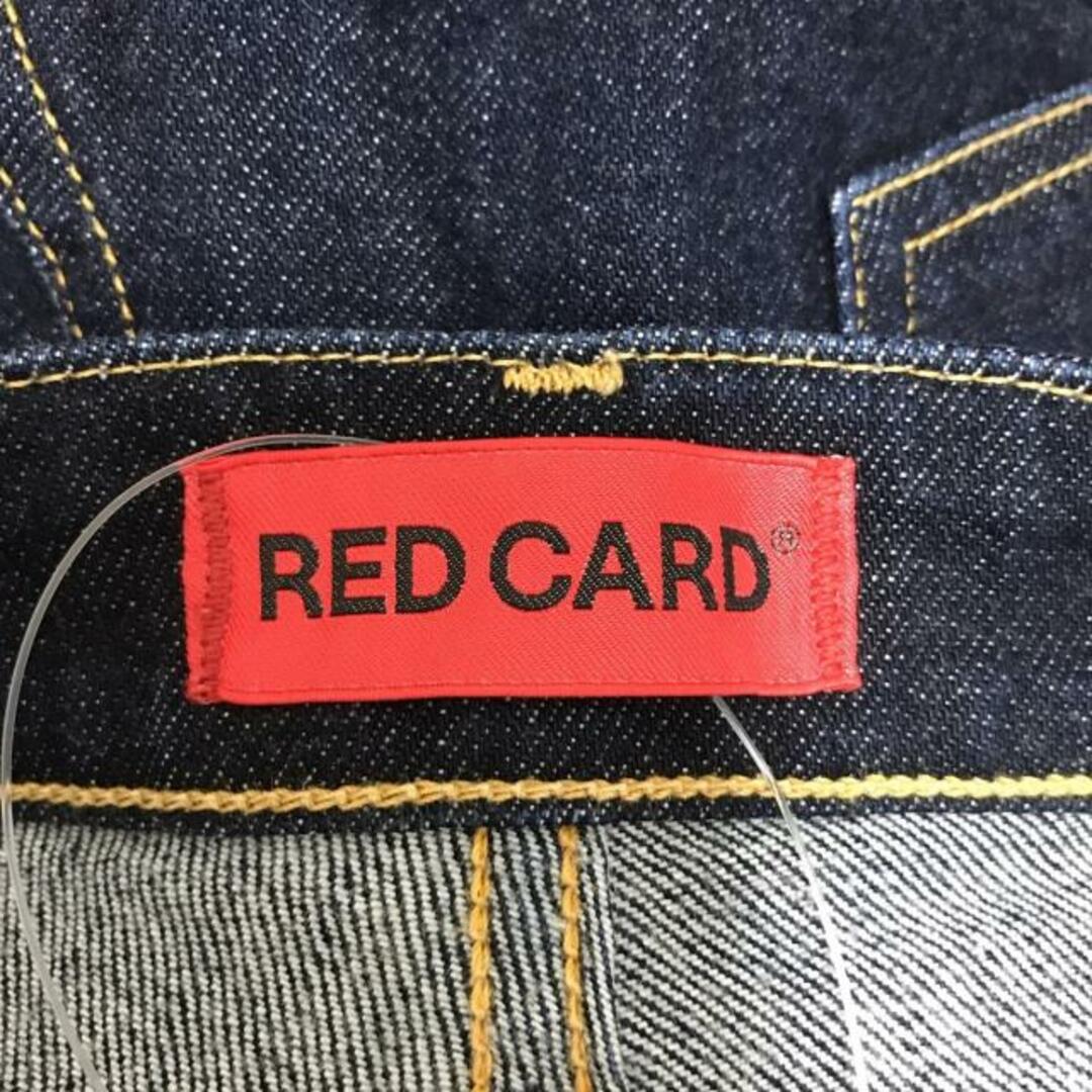 RED CARD(レッドカード) ジーンズ サイズ23 レディース - 黒×ダークネイビー フルレングス レディースのパンツ(デニム/ジーンズ)の商品写真