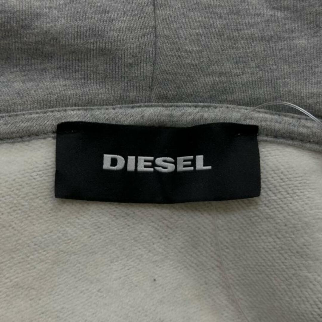 DIESEL(ディーゼル)のDIESEL(ディーゼル) パーカー サイズM レディース - グレー×レッド×黒 長袖 レディースのトップス(パーカー)の商品写真