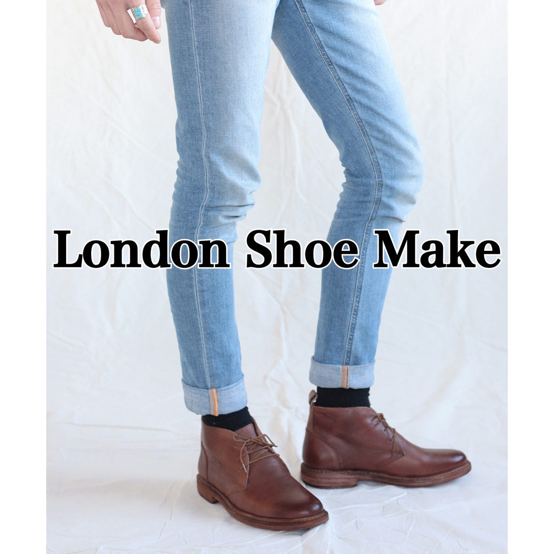 London Shoe Make(ロンドンシューメイク)の617 訳あり品 ロンドンシューメイク 本革 ブーツ 牛革 チャッカブーツ メンズの靴/シューズ(ブーツ)の商品写真