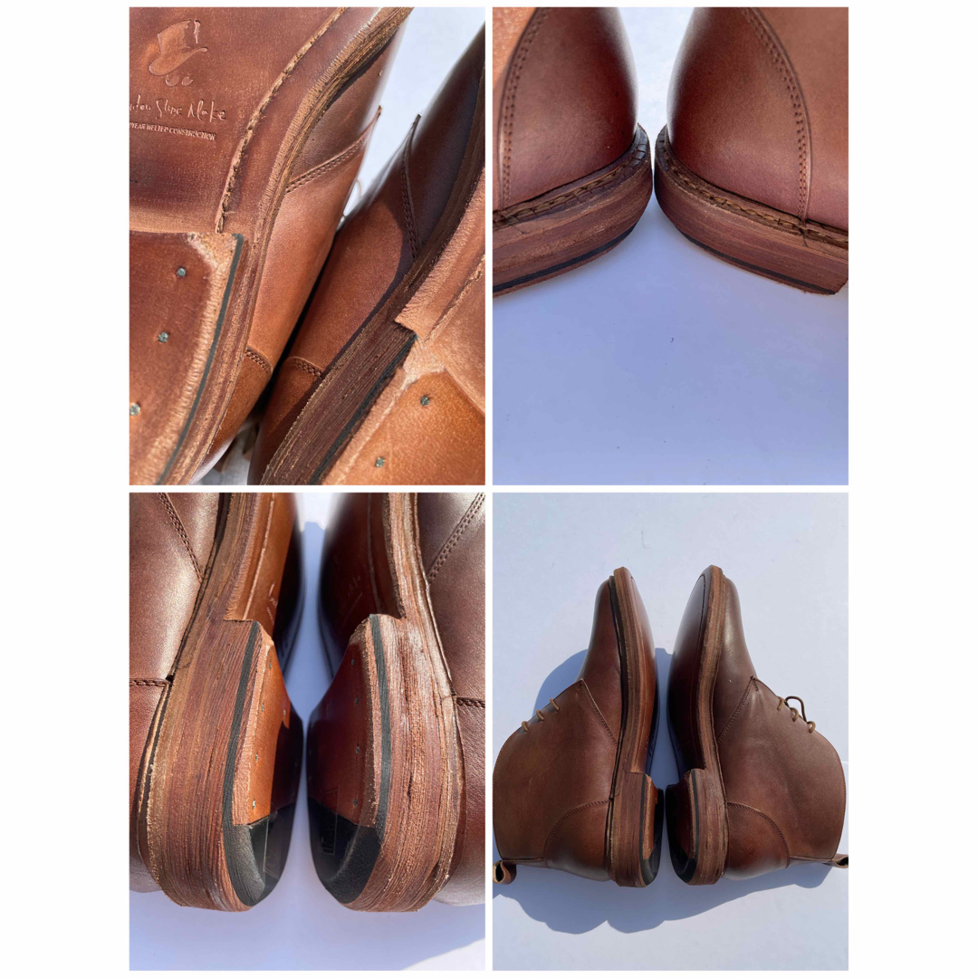 London Shoe Make(ロンドンシューメイク)の617 訳あり品 ロンドンシューメイク 本革 ブーツ 牛革 チャッカブーツ メンズの靴/シューズ(ブーツ)の商品写真