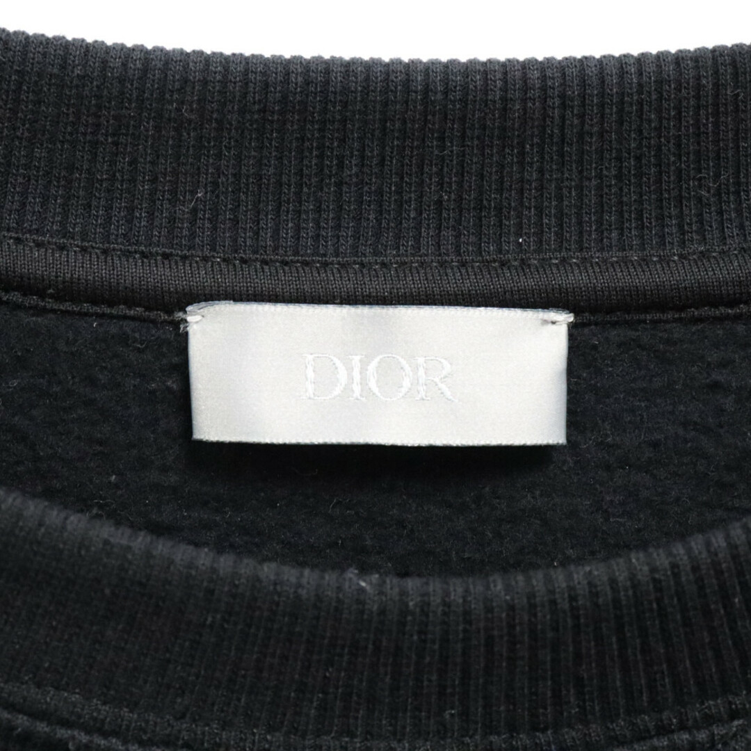 Dior(ディオール)のDIOR ディオール 20AW アトリエロゴクルーネックスウェットトレーナー ブラック 043J655A0531 メンズのトップス(スウェット)の商品写真