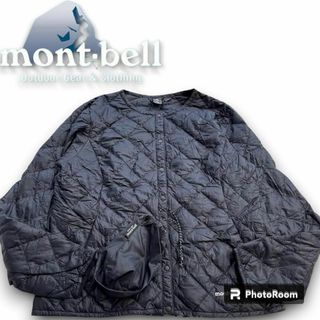 モンベル(mont bell)のモンベル ラウンドネックジャケット L ブラック 軽量　インナーダウン８００FP(登山用品)