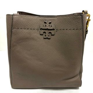 Tory Burch - TORY BURCH(トリーバーチ) ショルダーバッグ美品  - グレーベージュ レザー