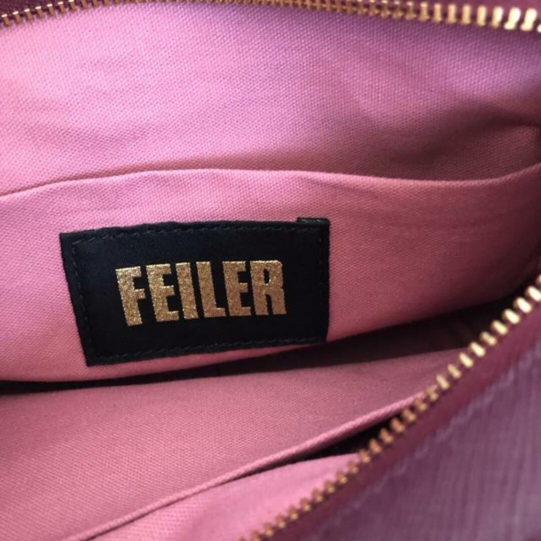 FEILER(フェイラー)のFEILER(フェイラー) ショルダーバッグ美品  - 黒×ボルドー×マルチ タッセル パイル×レザー レディースのバッグ(ショルダーバッグ)の商品写真