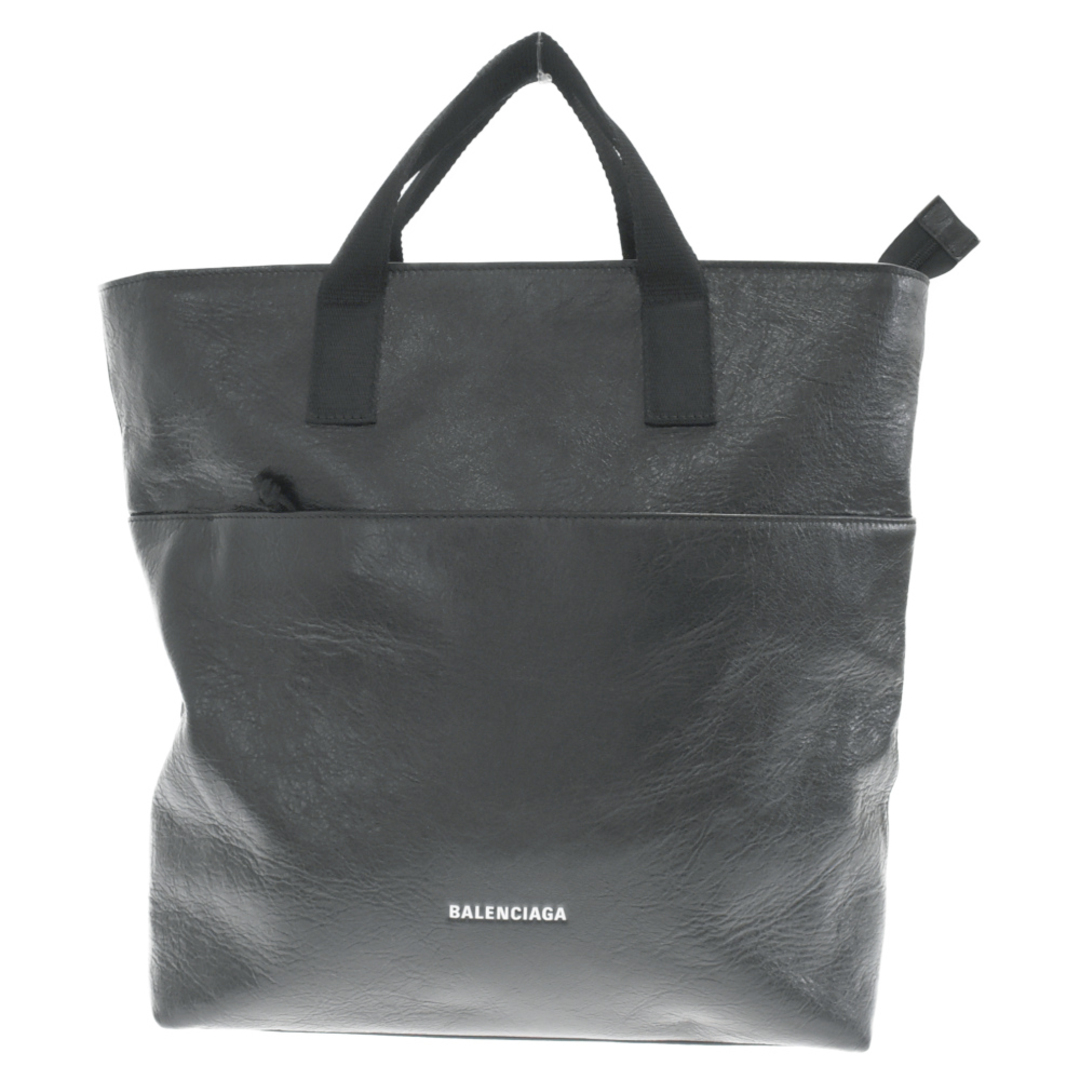 Balenciaga(バレンシアガ)のBALENCIAGA バレンシアガ EXPLORER TOTE エクスプローラー ラムスキン トートバッグ ショルダーバッグ ブラック 638804 10000 メンズのバッグ(トートバッグ)の商品写真