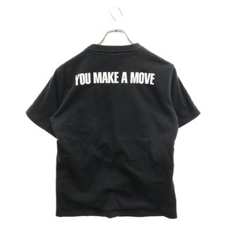 ナンバーナイン(NUMBER (N)INE)のNUMBER (N)INE ナンバーナイン 00AW メッセージプリント 半袖カットソー パファー半袖Tシャツ ブラック(Tシャツ/カットソー(半袖/袖なし))