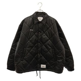 W)taps - WTAPS ダブルタップス 22AW CHIEF 01 / JACKET / POLY. TAFFETA. WTVUA ダイヤキルティングコーチジャケット 222TQDT-JKM05 ブラック