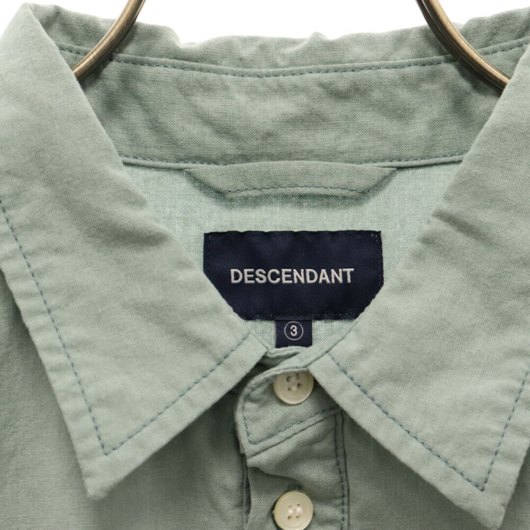 DESCENDANT(ディセンダント)のDESCENDANT ディセンダント 23SS KEYS LS SHIRT ワンポイント刺繍ハーフボタンプルオーバー長袖シャツ 231WVDS-SHM02 メンズのトップス(シャツ)の商品写真