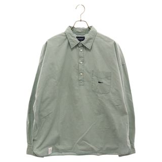 ディセンダント(DESCENDANT)のDESCENDANT ディセンダント 23SS KEYS LS SHIRT ワンポイント刺繍ハーフボタンプルオーバー長袖シャツ 231WVDS-SHM02(シャツ)