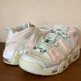 ナイキ(NIKE)のNIKE AIR MORE UPTEMPO BARELY GREEN(スニーカー)