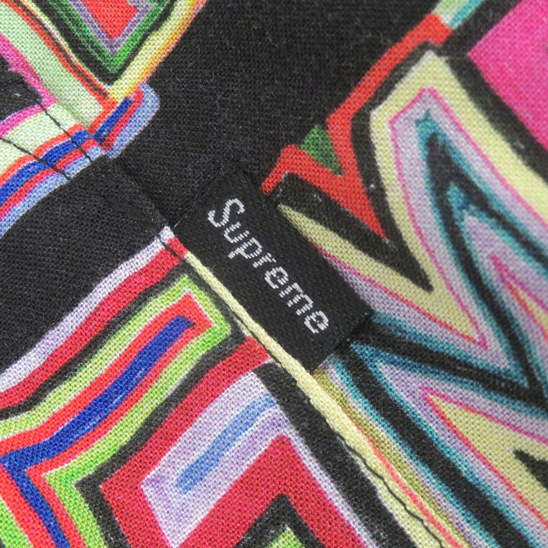 Supreme(シュプリーム)の極美品□Supreme シュプリーム 20AW Perspective Rayon SS Shirt ロゴ総柄 半袖 オープンカラー 開襟シャツ 柄シャツ マルチカラー XL 正規品 メンズ メンズのトップス(シャツ)の商品写真