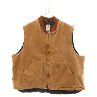 カーハート(carhartt)のCARHARTT カーハート ダックベスト 中綿 V02 BRN ブラウン(ベスト)