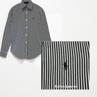【Ralph Lauren】ラルフローレン 刺繍ロゴ ストライプ シャツ
