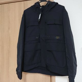 エフティーシー(FTC)のftc　HOODED CARGO JACKET　ブラック　M　新品未使用　FTC(ナイロンジャケット)