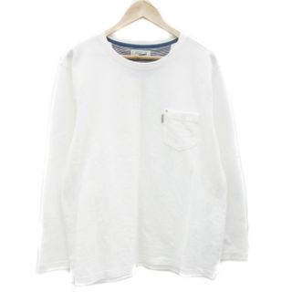 クロコダイル(Crocodile)のクロコダイル CROCODILE カットソー 長袖 LL オフホワイト 白(Tシャツ/カットソー(七分/長袖))