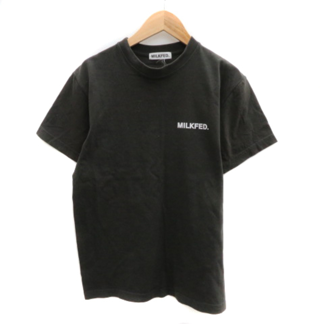 MILKFED.(ミルクフェド)のミルクフェド Tシャツ カットソー 半袖 クルーネック ONE ダークグレー レディースのトップス(Tシャツ(半袖/袖なし))の商品写真