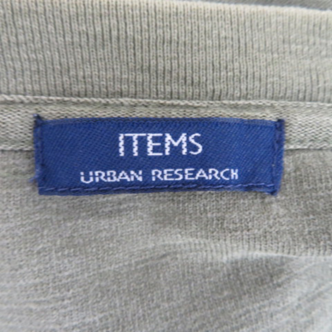 URBAN RESEARCH(アーバンリサーチ)のアーバンリサーチ Tシャツ カットソー 半袖 ラウンドネック 無地 38 カーキ メンズのトップス(Tシャツ/カットソー(半袖/袖なし))の商品写真