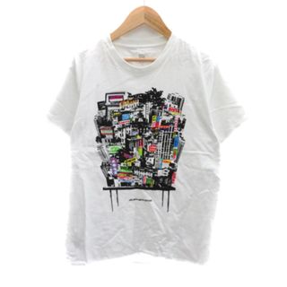 グラニフ(Graniph)のグラニフ Tシャツ カットソー 半袖 ラウンドネック プリント M マルチカラー(Tシャツ/カットソー(半袖/袖なし))