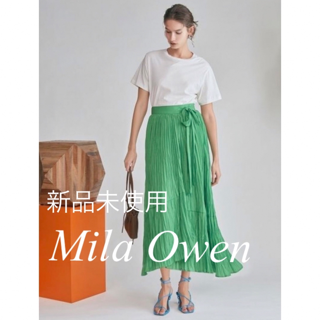 Mila Owen(ミラオーウェン)の新品未使用ミラオーウェン　Mila Owenフレアスカート　ロングスカート レディースのスカート(ロングスカート)の商品写真