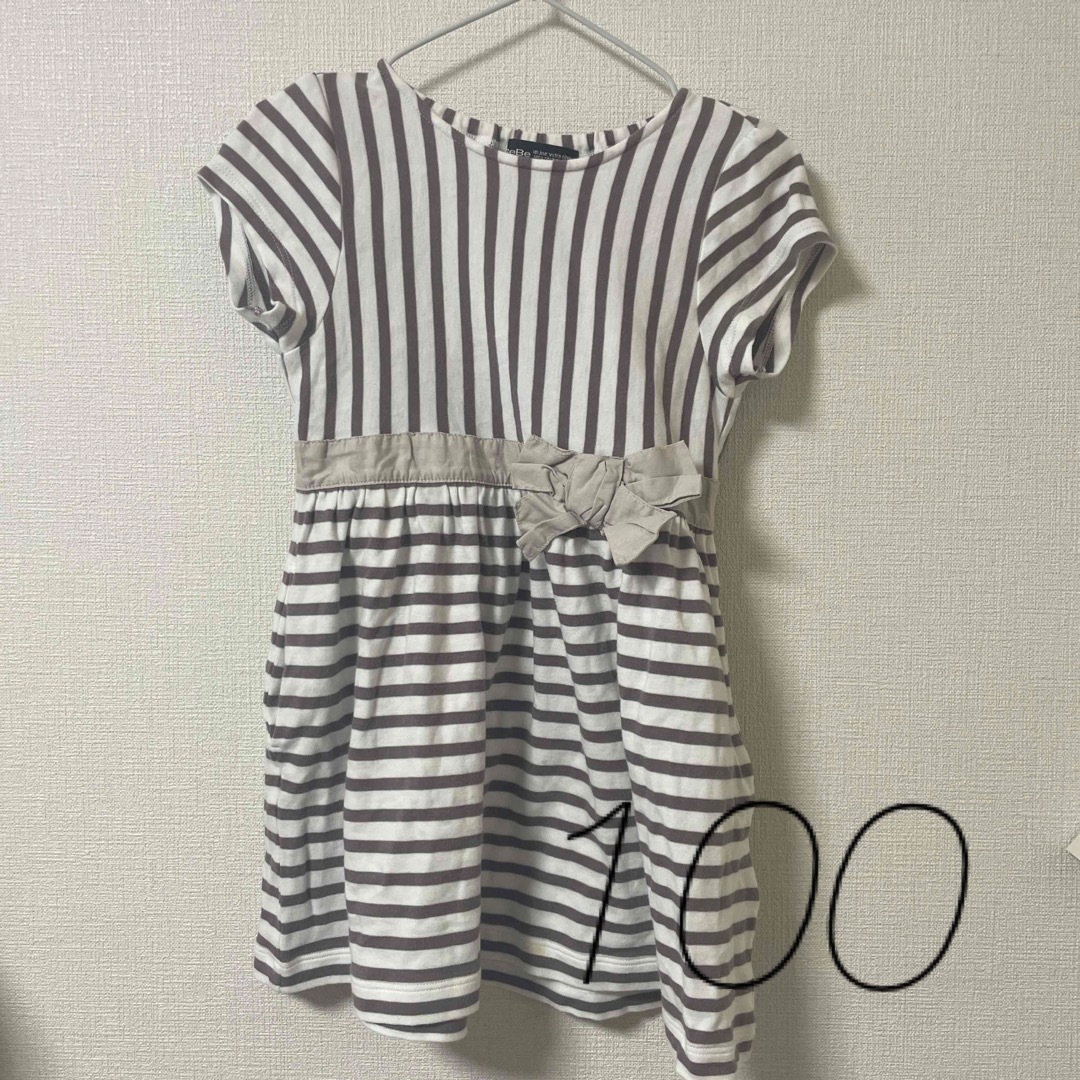 BeBe(ベベ)のキッズ　ワンピース　100 キッズ/ベビー/マタニティのキッズ服女の子用(90cm~)(ワンピース)の商品写真