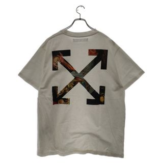 オフホワイト(OFF-WHITE)のOFF-WHITE オフホワイト 20AW PASCAL ARROW S/S OVER TEE パスカルアロー グラフィックプリント オーバーサイズ クルーネック半袖Tシャツ ホワイト OMAA038F20FAB002(Tシャツ/カットソー(半袖/袖なし))