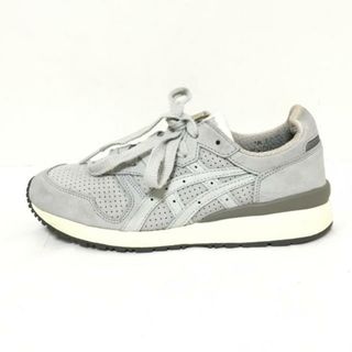 オニツカタイガー(Onitsuka Tiger)のasics Onitsuka Tiger(アシックス・オニツカタイガー) スニーカー 24 レディース - ライトグレー スエード(スニーカー)