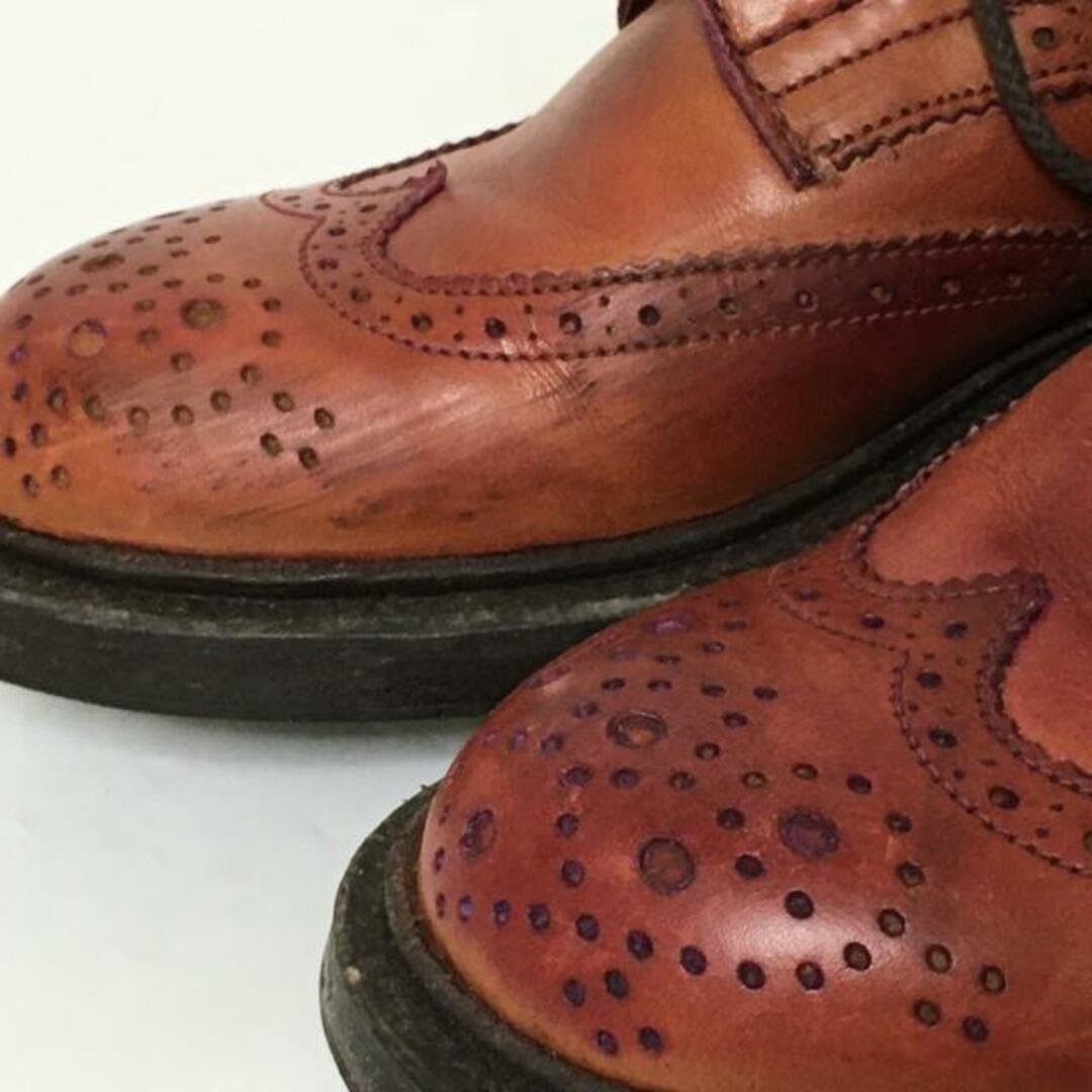 Trickers(トリッカーズ)のTricker's(トリッカーズ) ショートブーツ 5 1/2 レディース - ブラウン レースアップ/ウィングチップ/アウトソール張替済 レザー レディースの靴/シューズ(ブーツ)の商品写真