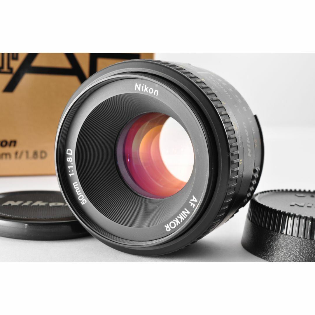 Nikon(ニコン)のNikon NIKKOR AF 50mm f/1.8D #CA06 スマホ/家電/カメラのカメラ(レンズ(単焦点))の商品写真