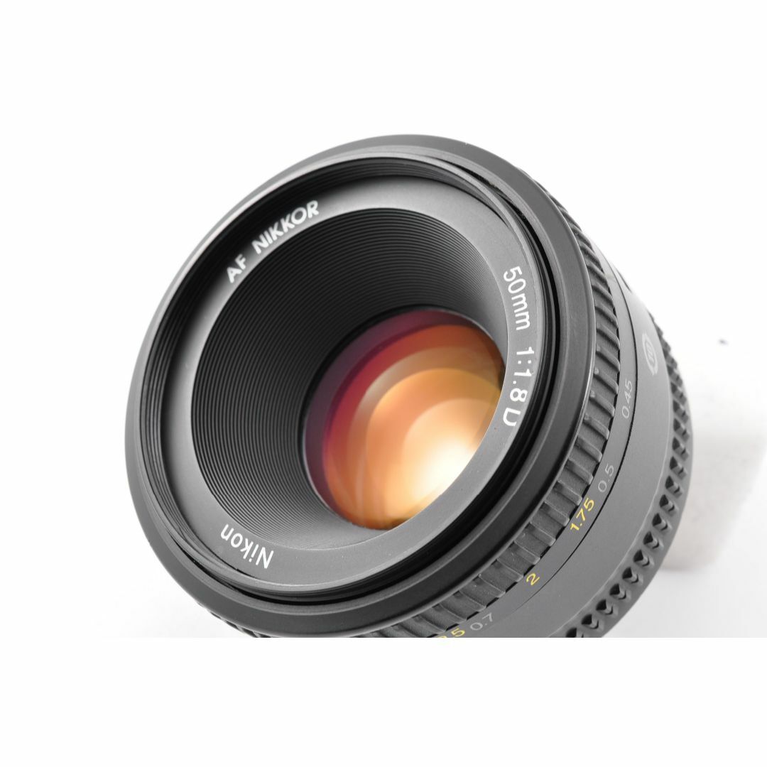 Nikon(ニコン)のNikon NIKKOR AF 50mm f/1.8D #CA06 スマホ/家電/カメラのカメラ(レンズ(単焦点))の商品写真