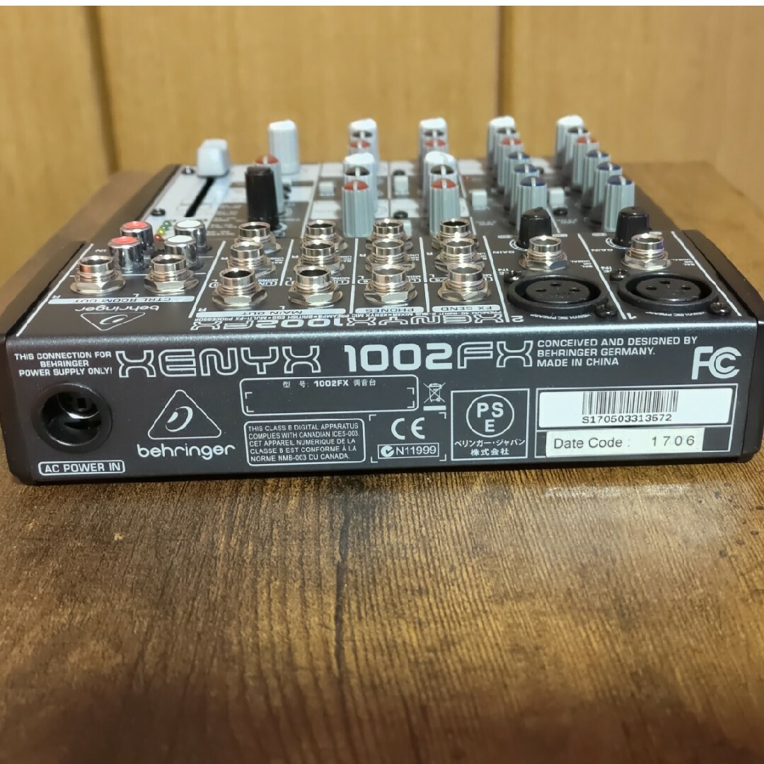 behringer(ベリンガー)の（未使用）BEHRINGER 1002FX XENYX ベリンガー ミキサー 楽器のレコーディング/PA機器(ミキサー)の商品写真