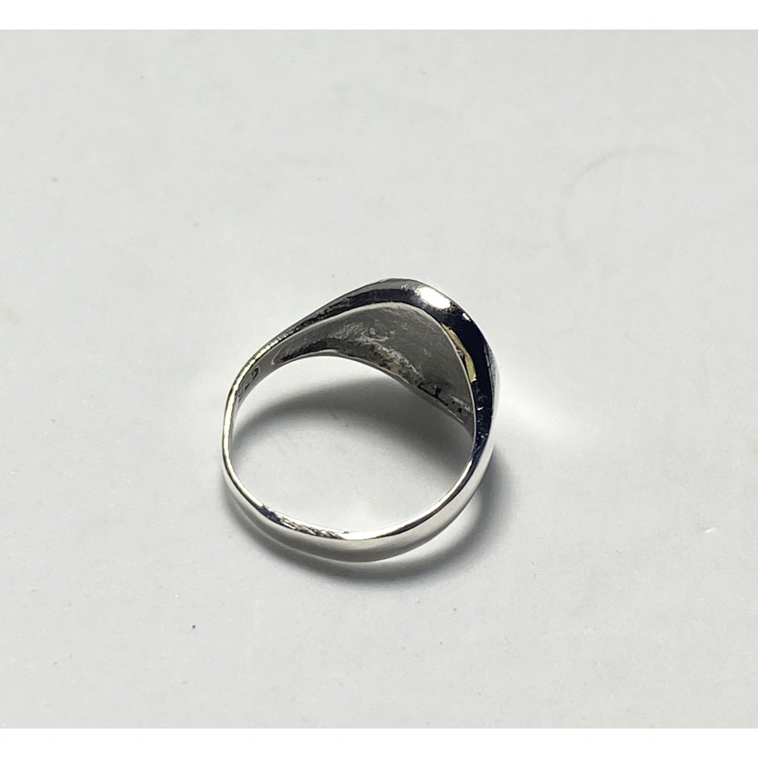 シグネット　オーバル印台　スターリングシルバー925リングSILVER エッA3 メンズのアクセサリー(リング(指輪))の商品写真