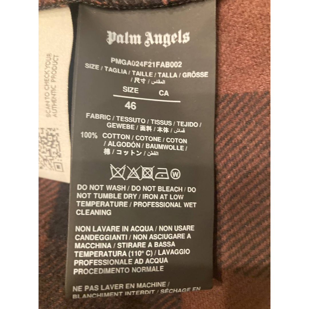 PALM ANGELS(パームエンジェルス)のパームエンジェルス　バックロゴシャツ メンズのトップス(シャツ)の商品写真