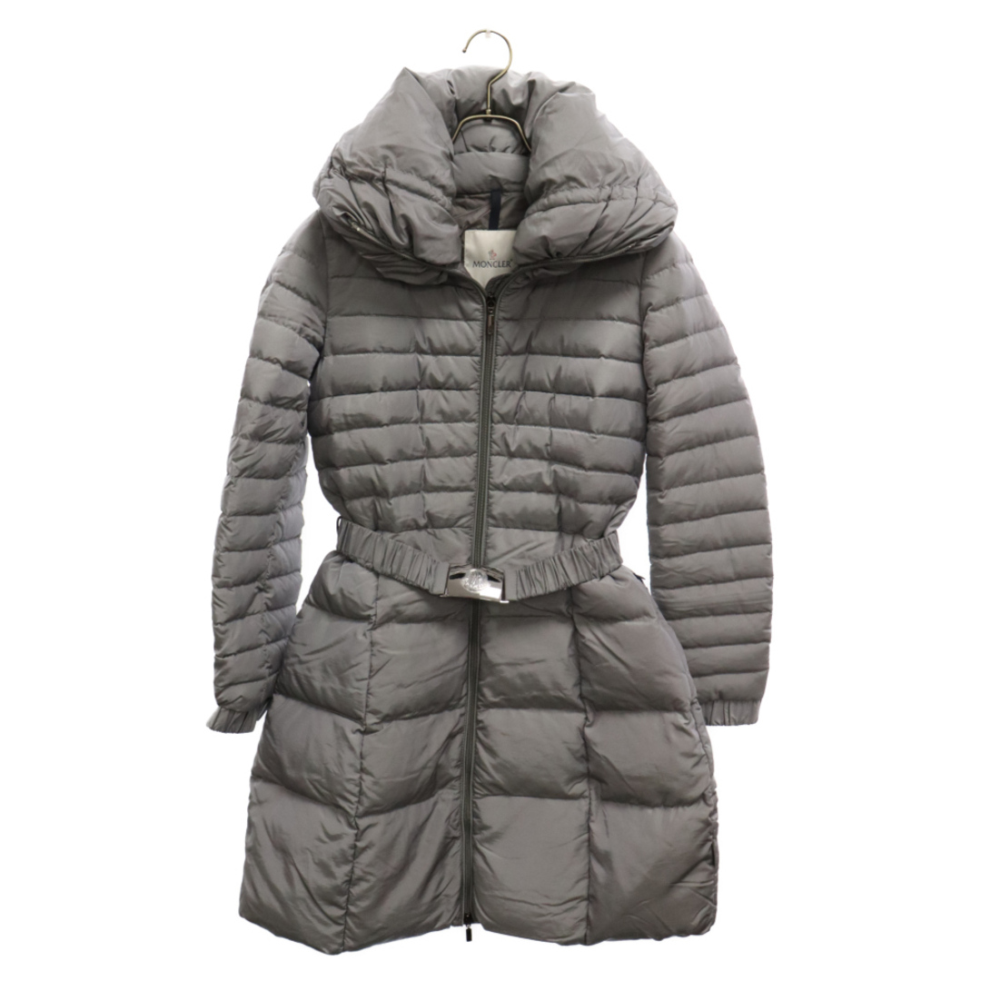 MONCLER(モンクレール)のMONCLER モンクレール FLAXINELLE ロングダウンコート アウター レディース グレー 120934993500 ダウンジャケット レディースのジャケット/アウター(ダウンジャケット)の商品写真