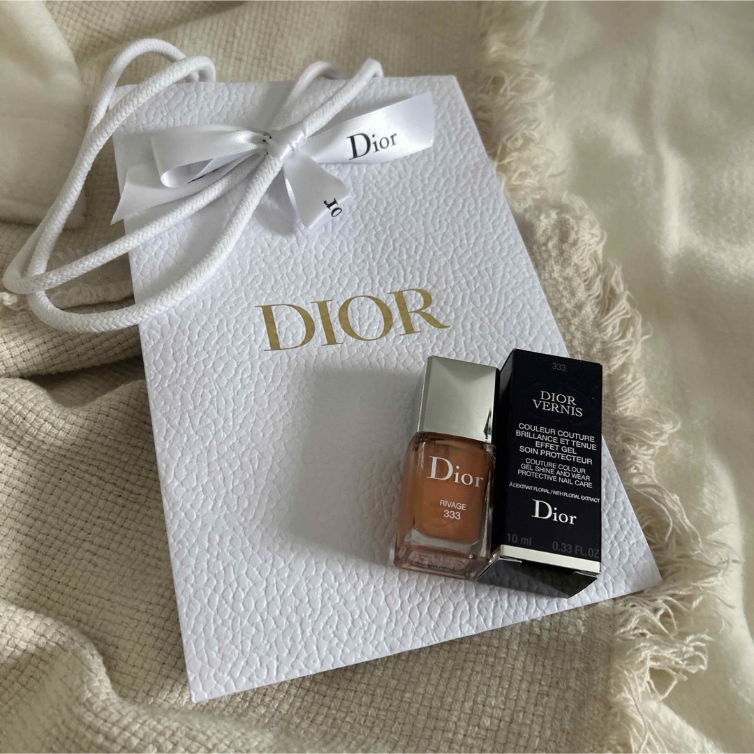 Dior(ディオール)の【ショッパー付】ディオール　ヴェルニ　ネイルエナメル　333リヴァージュ コスメ/美容のネイル(マニキュア)の商品写真