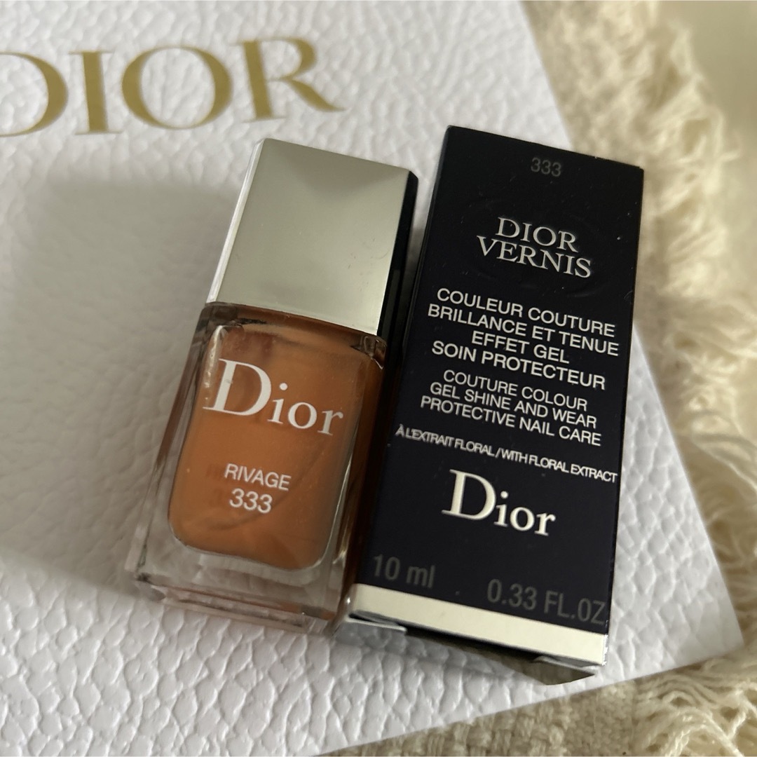 Dior(ディオール)の【ショッパー付】ディオール　ヴェルニ　ネイルエナメル　333リヴァージュ コスメ/美容のネイル(マニキュア)の商品写真