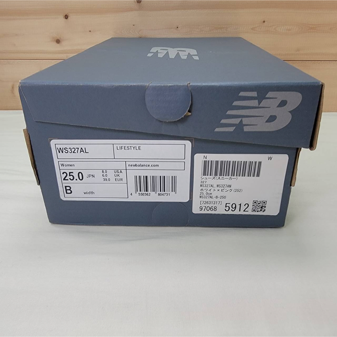 New Balance(ニューバランス)のニューバランス WS327AL  ホワイト/ピンク 25cm レディースの靴/シューズ(スニーカー)の商品写真